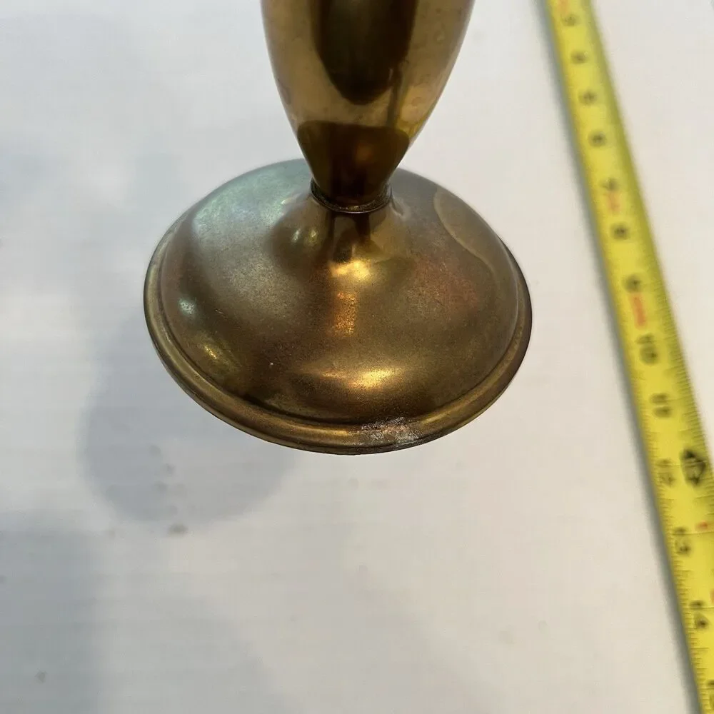 Brass Bud Vase Made in Portugal- 8.5'' vintage  Cottage Core Granny